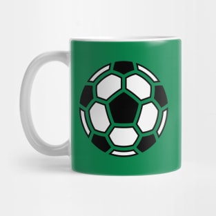 Soccer Mosaic (Ball / Logo / Symbol / Pictogram / Icon / 2C) Mug